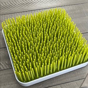 Green Grass Bottle Drying Rack Tray